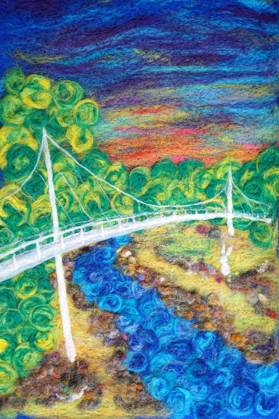 Liberty Bridge painting
